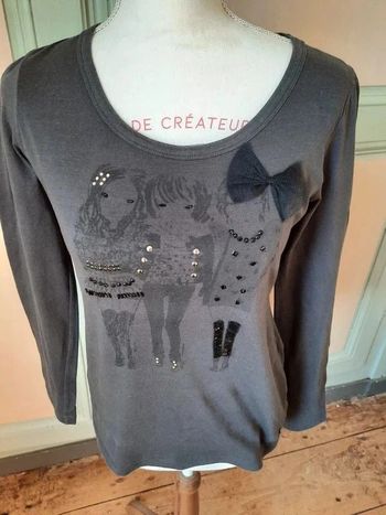 T shirt cache cache taille 3 manches longues