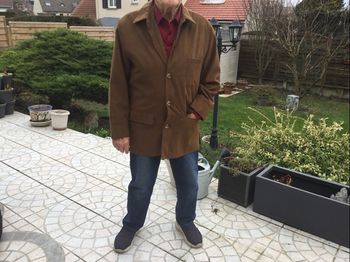 Veste homme en suédine