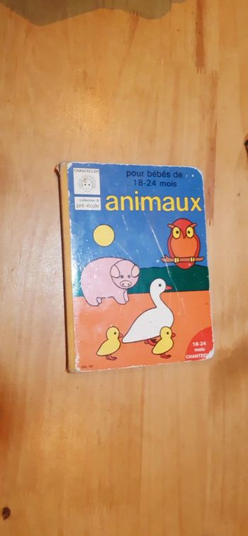 Livre les animaux 18-24 mois