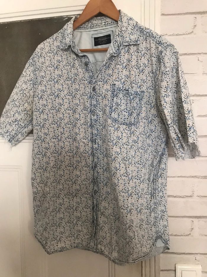 Chemise à fleur Pull&bear taille L (taille 40)