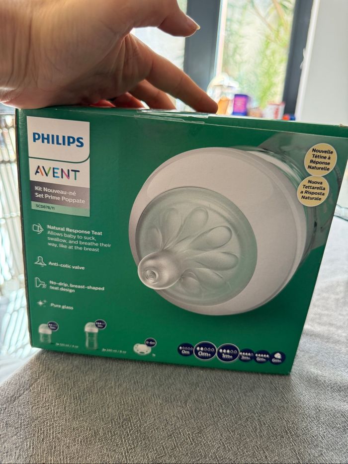 Lot biberons , 2 en verre, Philips Avent natural (comme au sein) - photo numéro 4