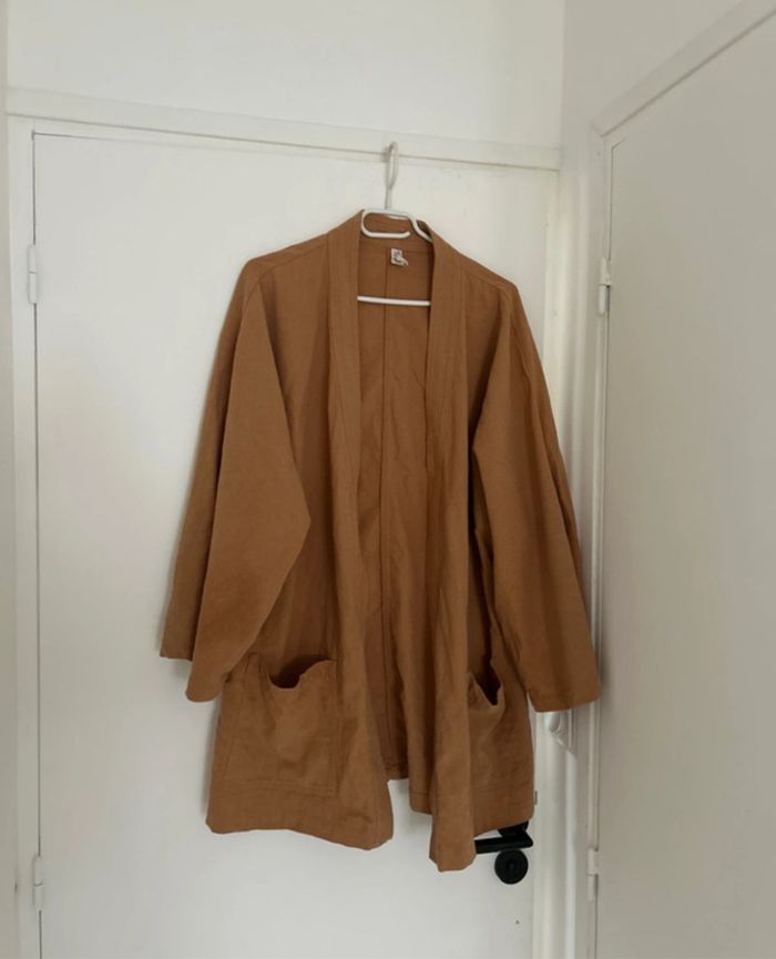 Gilet Cardigan Mango en Lin taille L