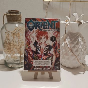 Manga orient tome 1 en épreuve non corrigée
