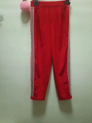 Pantalon rouge Bershka