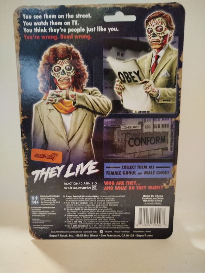 Figurine ReAction They live - Male ghoul glow - photo numéro 7