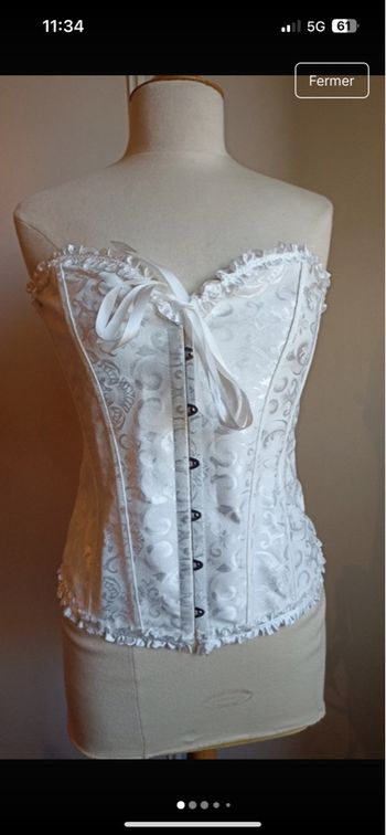 Corset blanc 