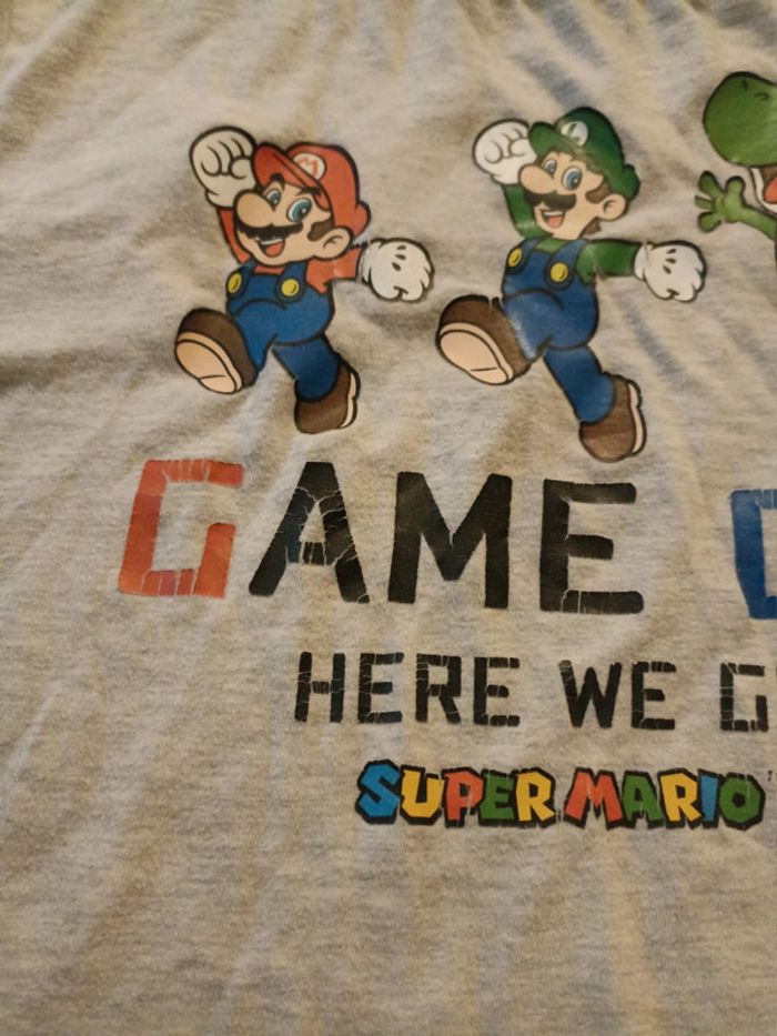 T-shirt super mario - photo numéro 3