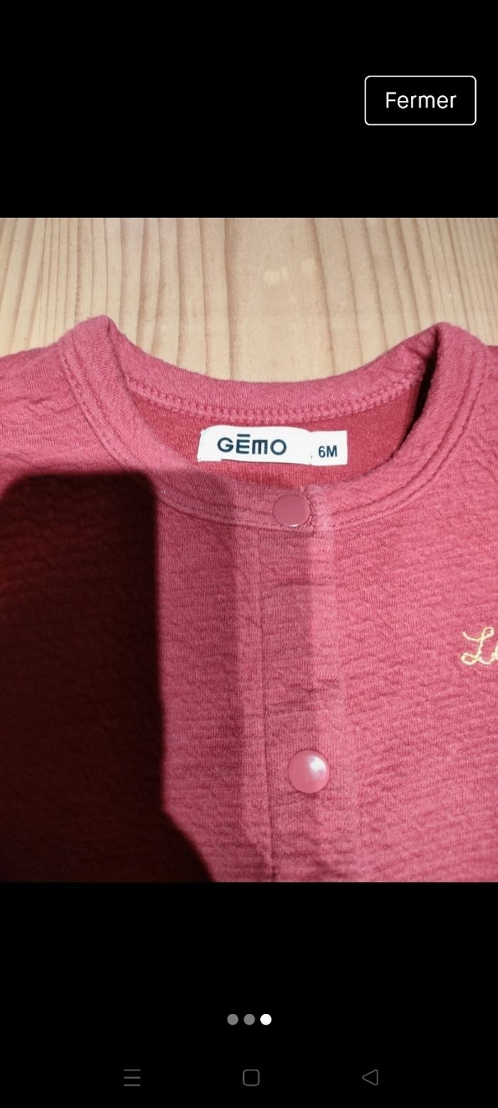 Gilet bordeau 6m - photo numéro 3