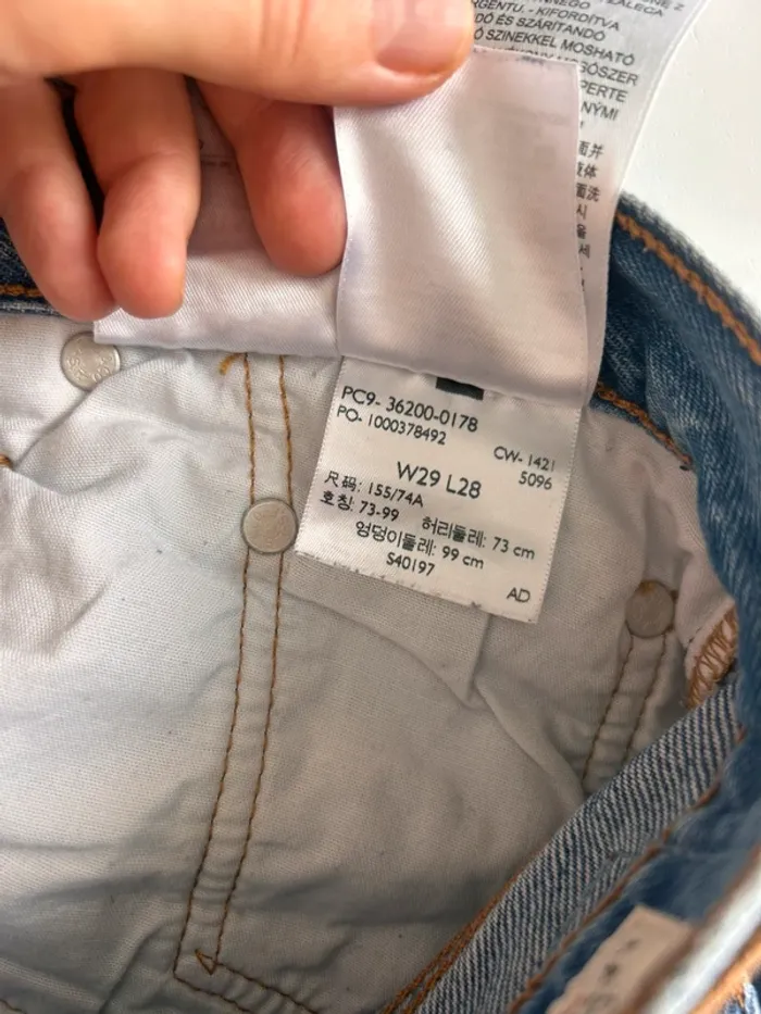 Jean Levi’s 501 W29 L28 bleu - photo numéro 4