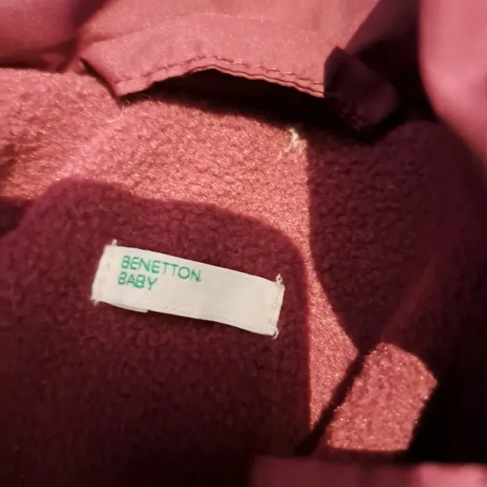 Doudoune Benetton Baby, 6/9 mois, neuve - photo numéro 2