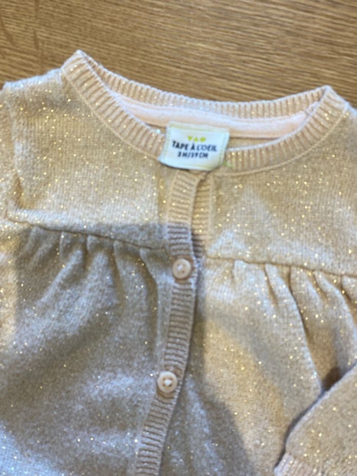 Gilet Pailette 3 mois - photo numéro 2