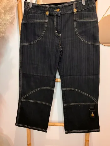 Pantalon jean court 7/8