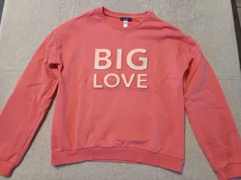 Sweat rose Okaïdi (réf perso G-O20)(familleac72)