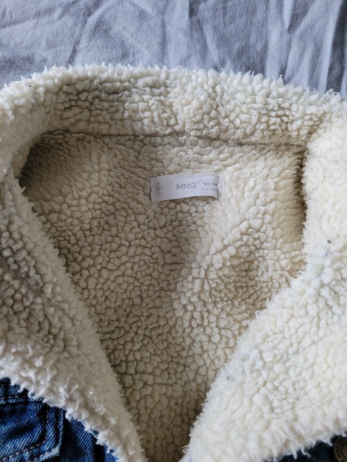 veste en jeans moumoute mango 12ans (7e) - photo numéro 4
