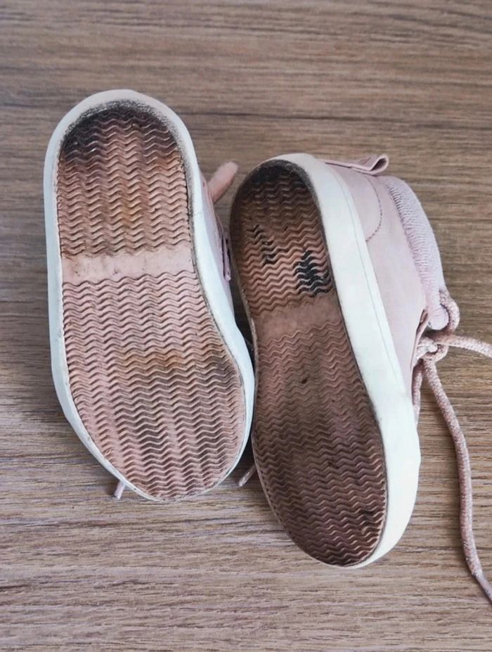 Basket rose pastel argent lacets / Obaïbi - 21 - photo numéro 8