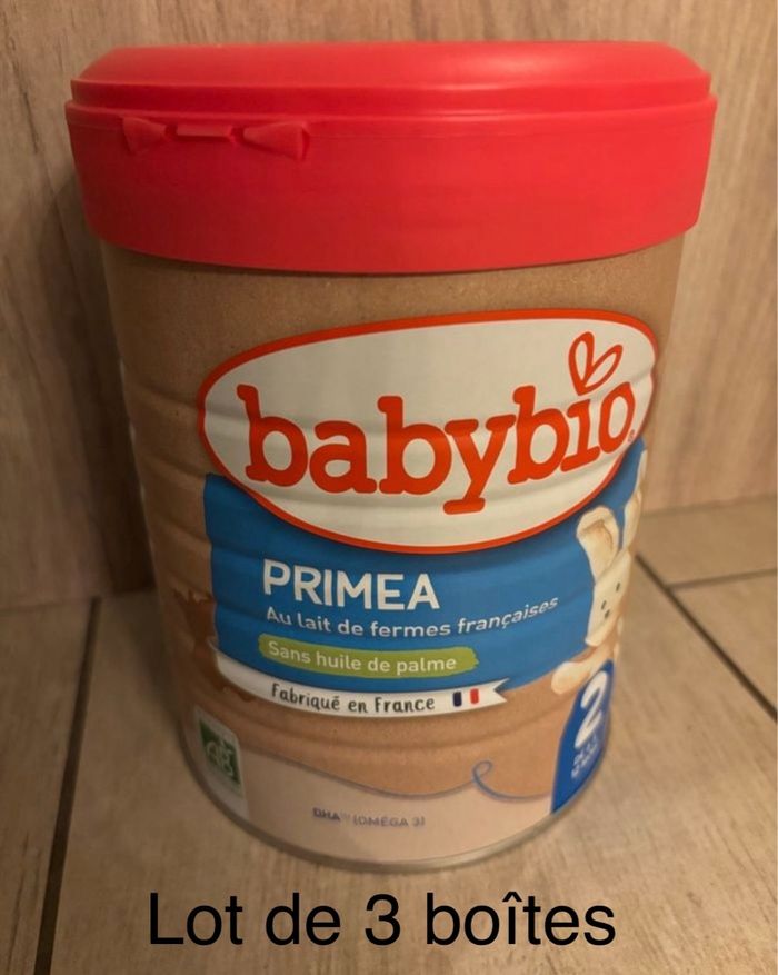 Lait en poudre infantile Babybio Primea 2ème âge neuf