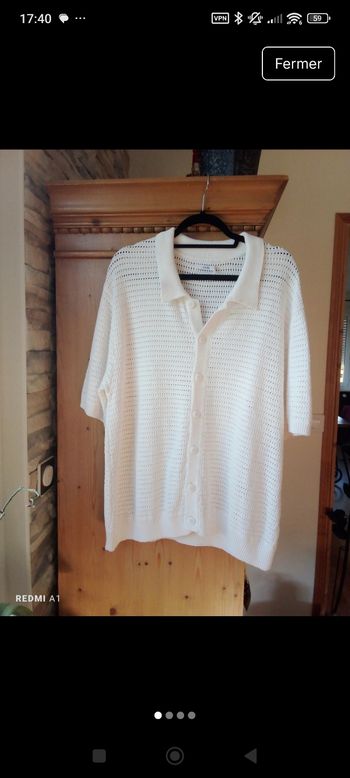 Chemise surchemise maille