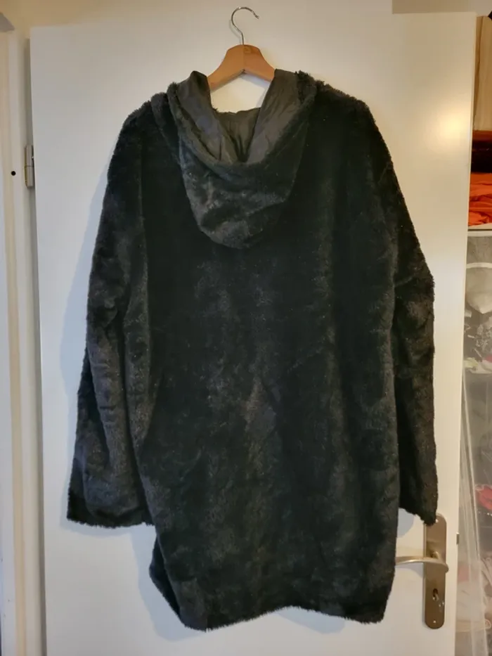 Veste mi longue en velours - photo numéro 2