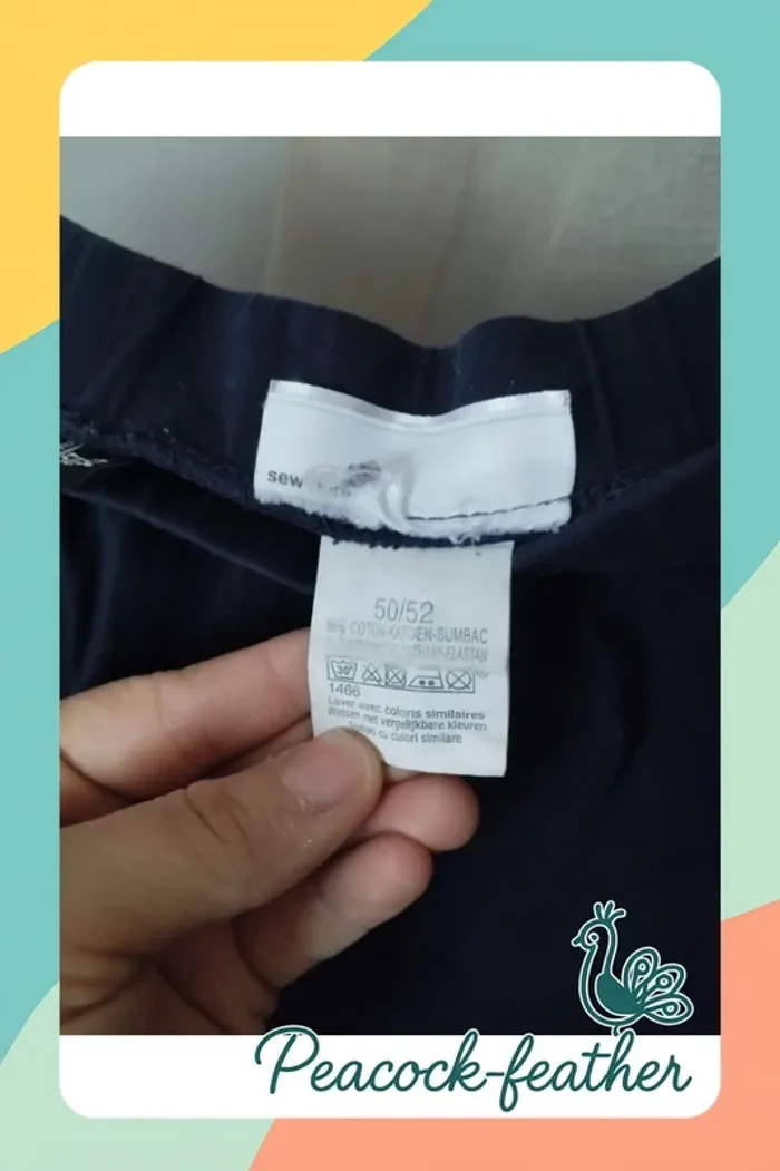 Legging 50/52 bleu marine - photo numéro 6
