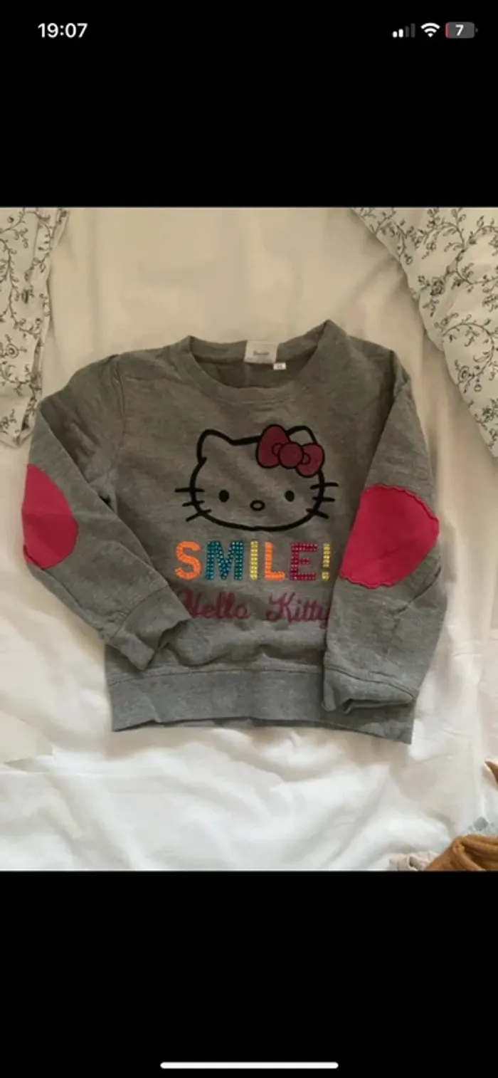 Sweat-shirt hello kitty - photo numéro 3