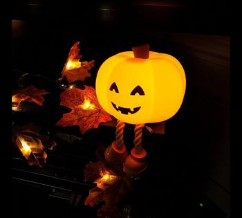 Lampe citrouille Halloween lumineuse