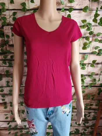 🌸T-shirt MC Rose Gemo Taille 38🌸
