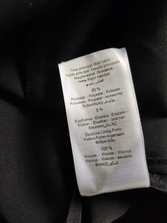 Robe bustier cocktail noire tulle noire volants taille 36 Naf Naf - photo numéro 13