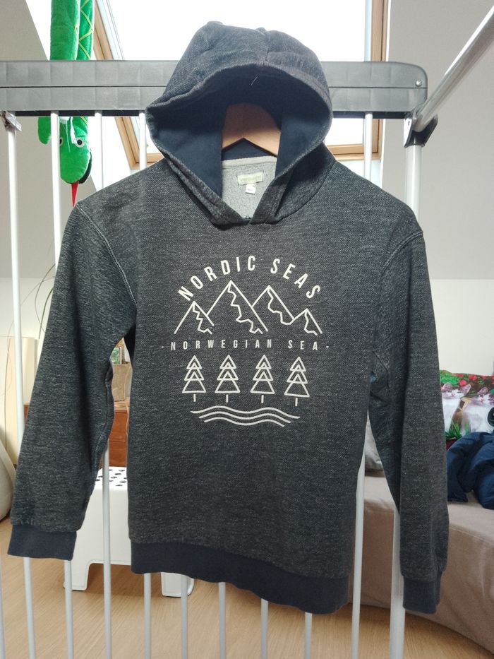 Pull à capuche garçon 12 ans Vertbaudet