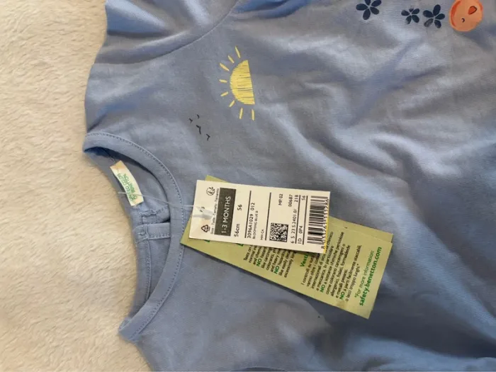 Lot complet vêtements bébé fille 1 mois (Benetton, DPAM, Orchestré) Neuf et Excellent état - photo numéro 12