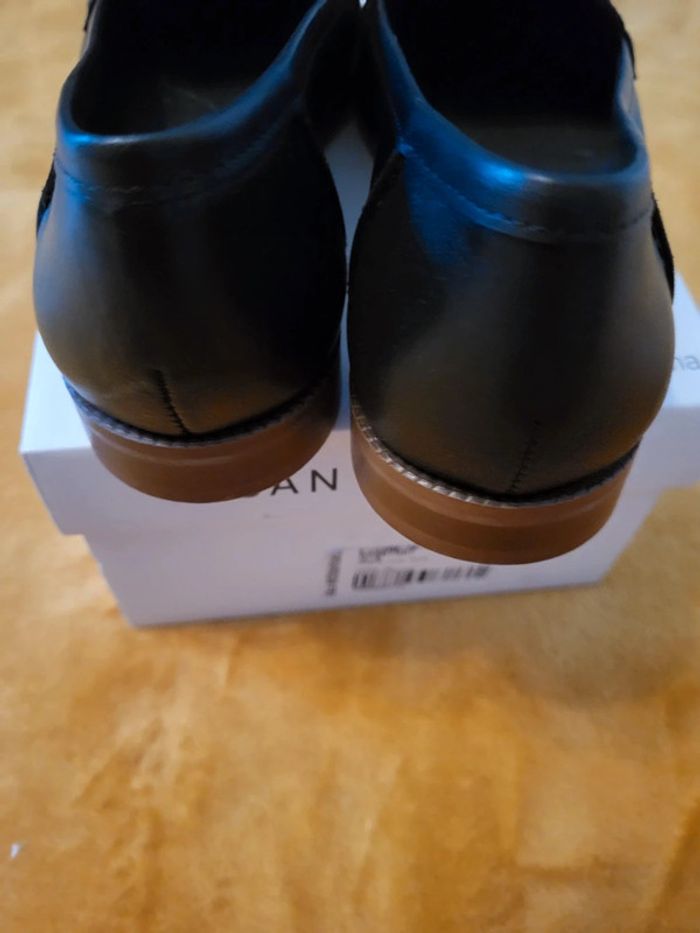 Chaussures noir en cuir - photo numéro 5