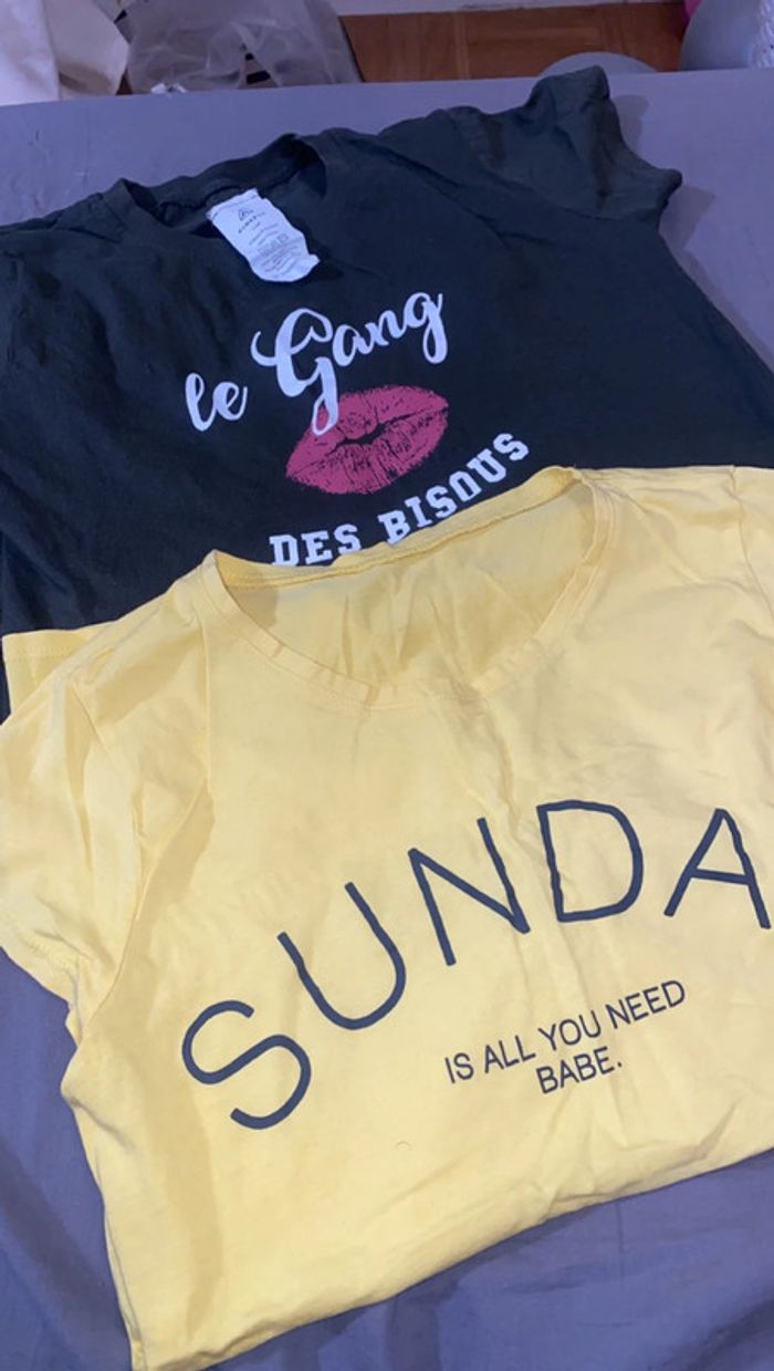 Lot de t-shirt - photo numéro 2
