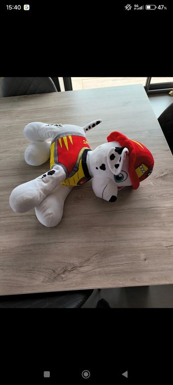 Peluche marcus pat patrouille