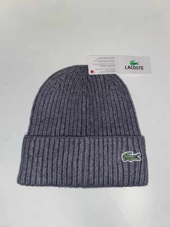 Bonnet lacoste gris