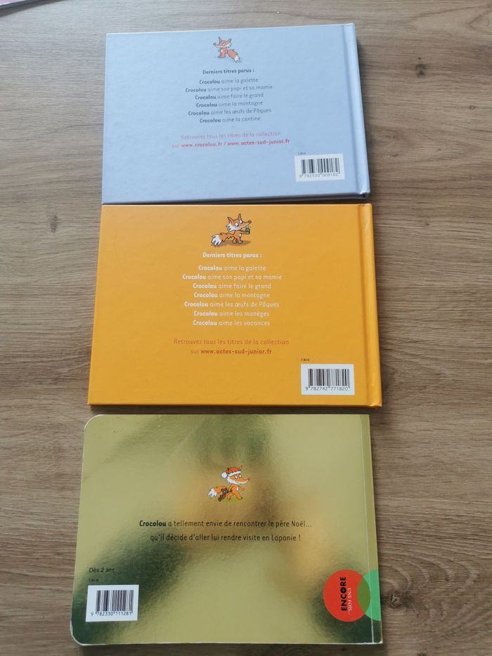 Lot de 3 Crocolou. Ophélie Texier - photo numéro 2