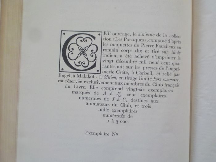 DON QUICHOTTE DE LA MANCHE T1&2 de Miguel CERVANTES Ed. Le Club du Livre Français 1948 - photo numéro 9