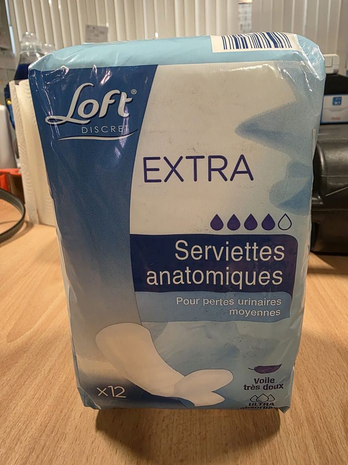 Serviettes fuites urinaire - photo numéro 2