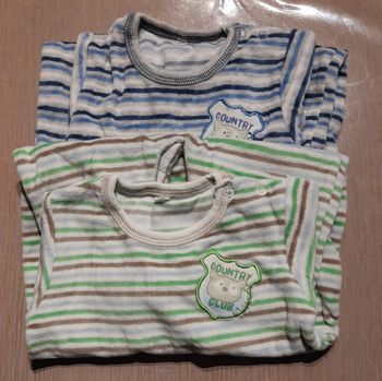 Lot de 2 pyjamas garçon 68