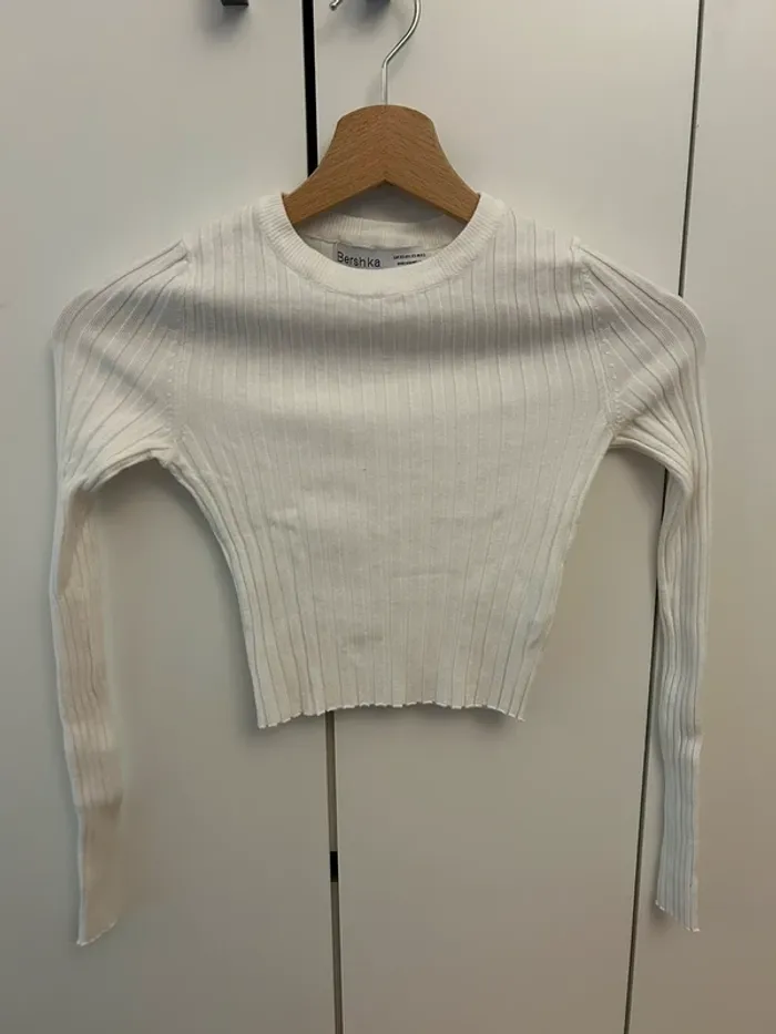 T shirt manches longues crop top - photo numéro 4