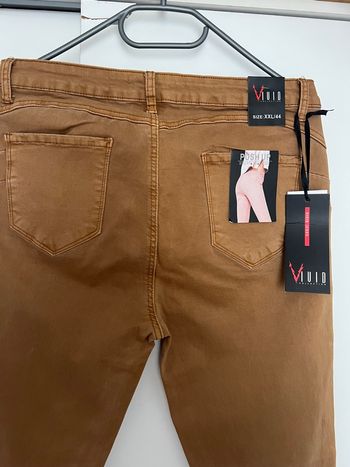 Pantalon skinny push up marron camel Vivid