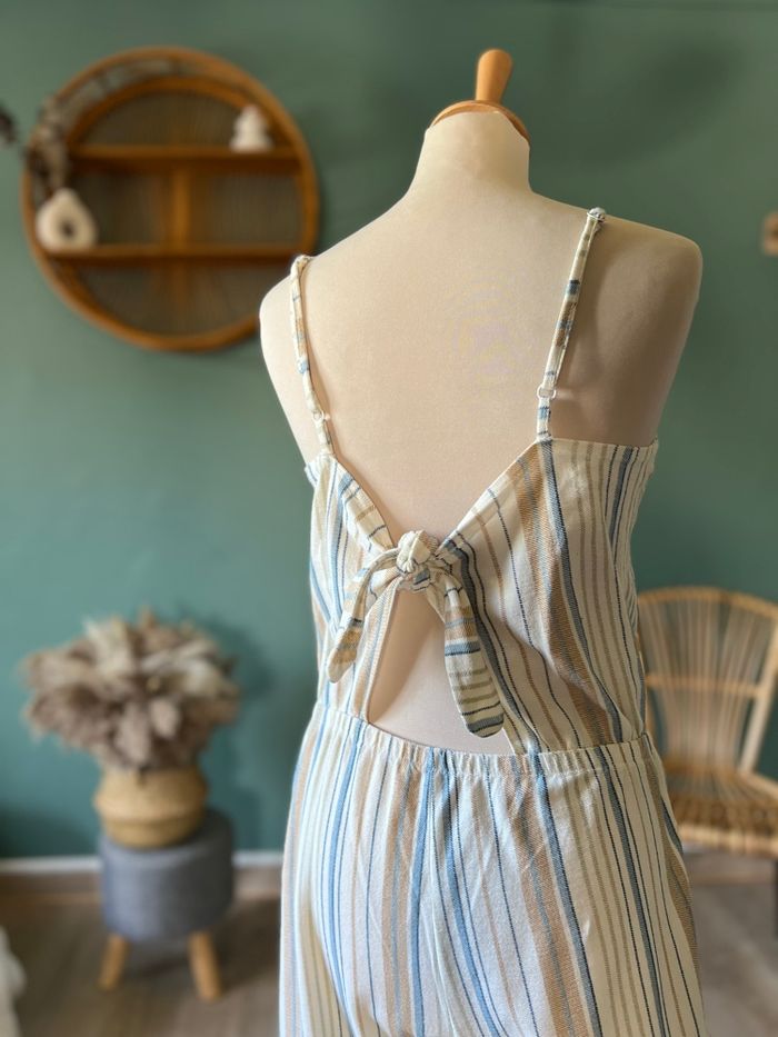 Combinaison 🩵💛🤍 rayée Creeks 16 ans - photo numéro 4