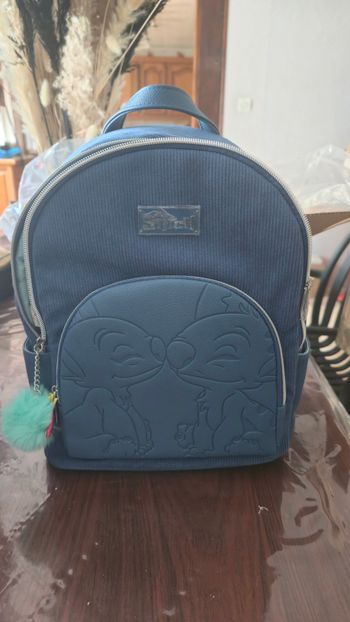 Sac Stitch et Angel (Bleu)