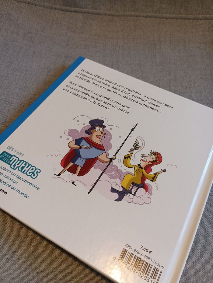 Livre mes p'tits mythe le mythe de Oedipe neuf - photo numéro 3