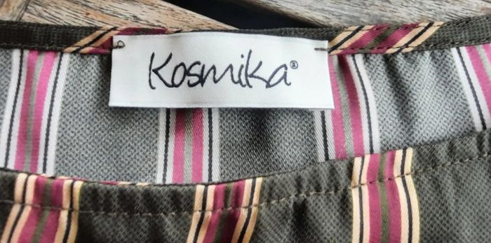 Blouse kaki à rayures S - photo numéro 3