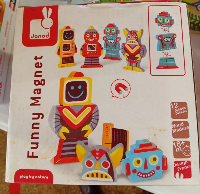 Funny magnet Robot Janod - photo numéro 2
