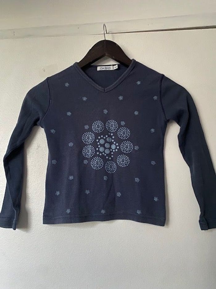 T-shirt manches longues motif mandalas