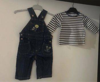 Ensemble t-shirt salopette