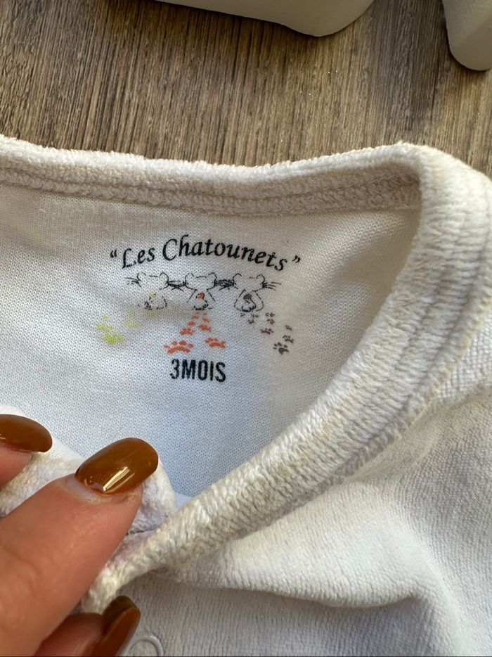 - Pyjama Les chatounets        - 3 mois  - Très bon état - photo numéro 2