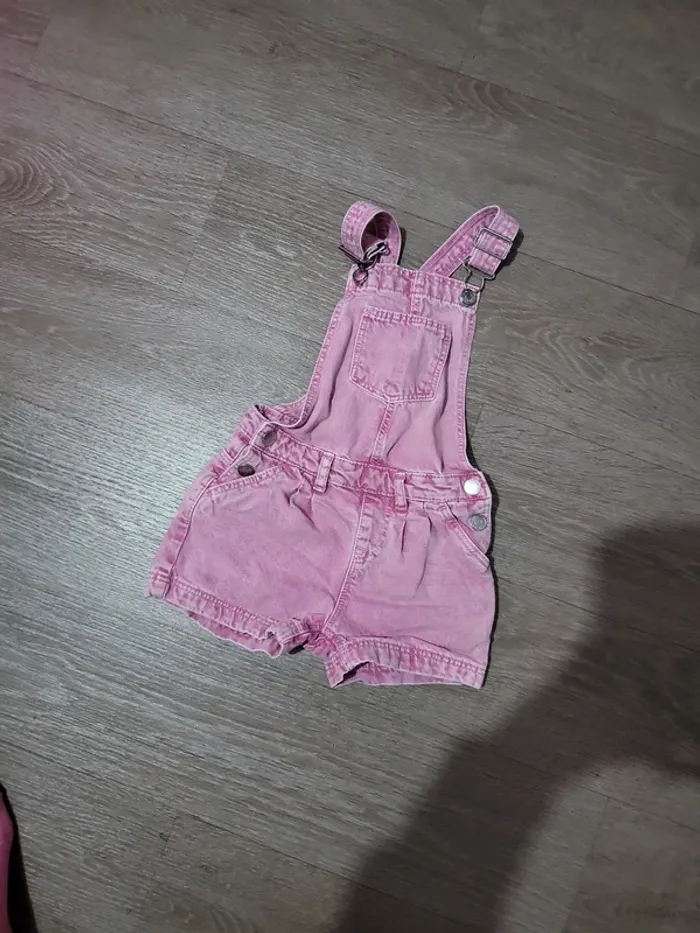 Salopette short 3/4 ans