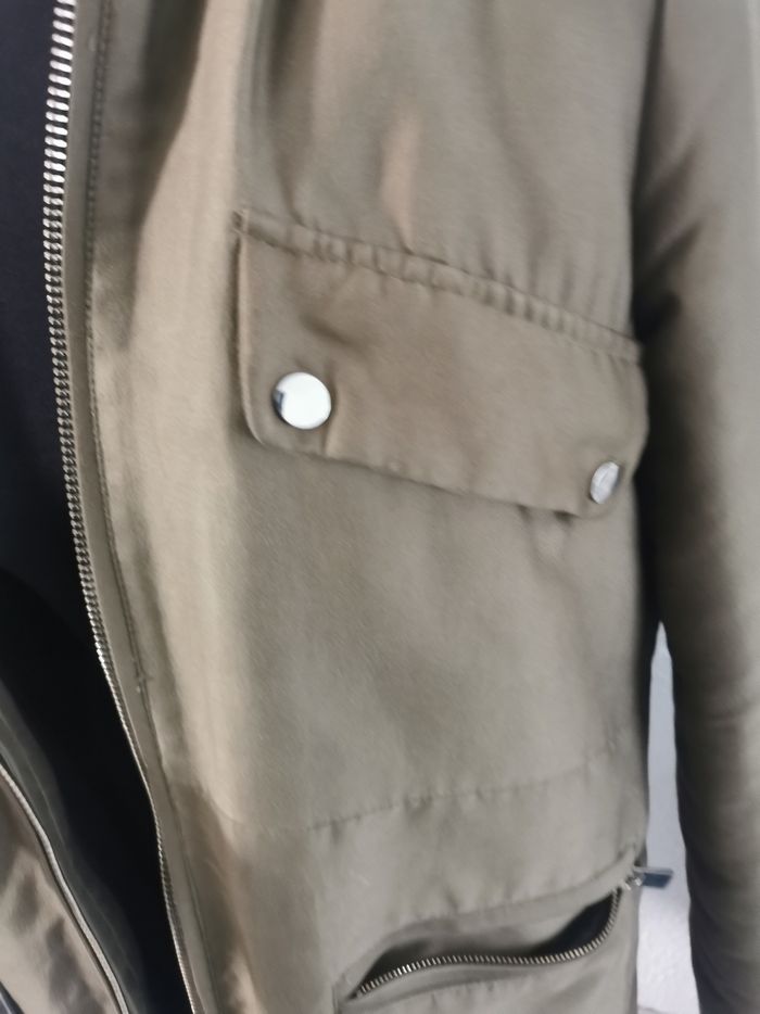 Manteau mango kaki m - photo numéro 7