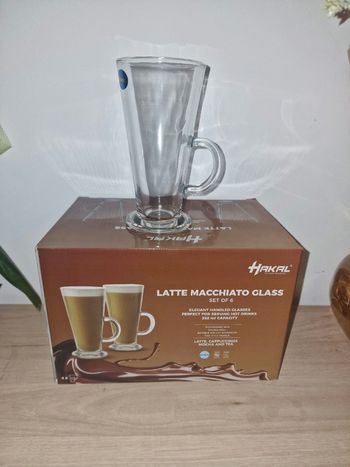 6 verres à latte macchiato